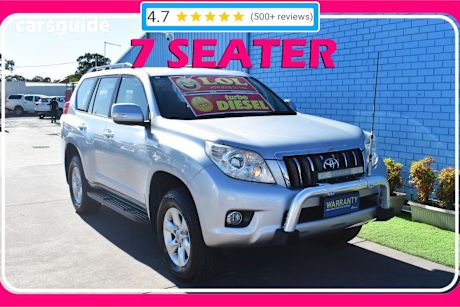 Silver 2010 Toyota Landcruiser Prado Wagon Gxl (4X4)