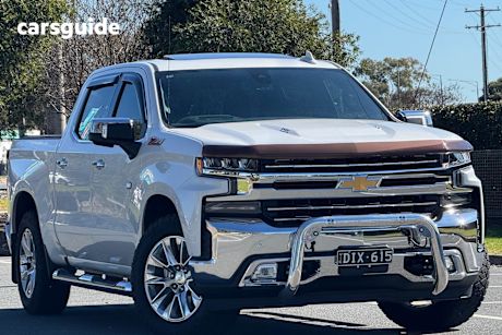 White 2020 Chevrolet Silverado Ute Tray 1500 LTZ PREMIUM EDITION 4X4