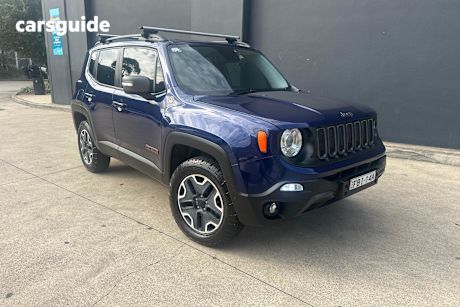 Blue 2016 Jeep Renegade Hatch TRAILHAWK 4WD