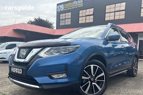Blue 2018 Nissan X-Trail SUV TI 4X4