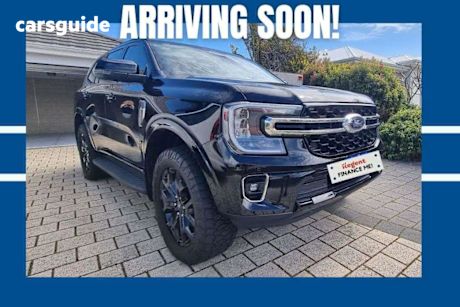 Black 2022 Ford Everest SUV TREND 4X4