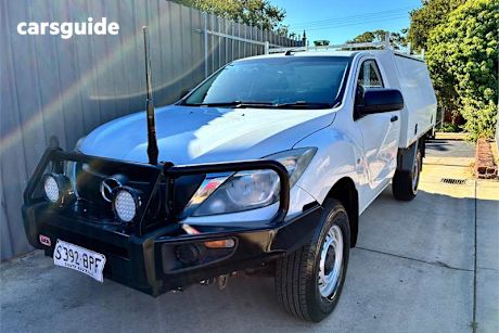 White 2017 Mazda BT-50 Ute Tray XT 4X4