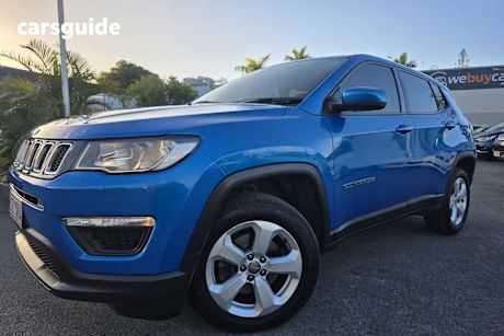Blue 2017 Jeep Compass SUV SPORT F