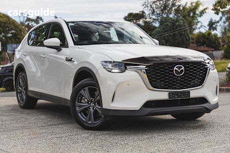 White 2023 Mazda CX-60 SUV G40E EVOLVE 4X4