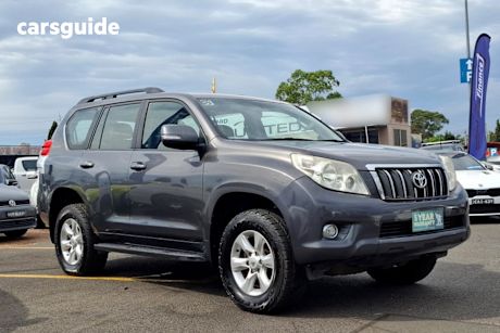 Grey 2010 Toyota Landcruiser Prado SUV GXL 4X4