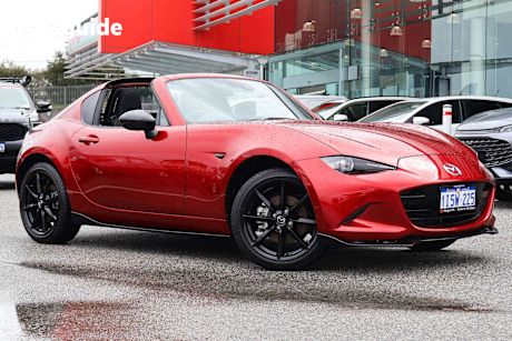 Red 2021 Mazda MX-5 Sedan R