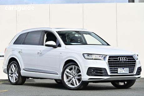 White 2015 Audi Q7 SUV TDI 4WD