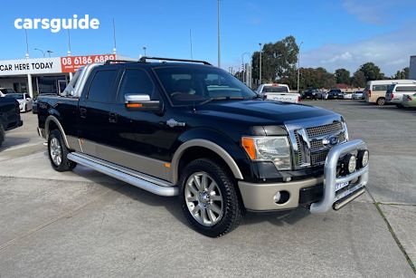Silver 2010 Ford F-150 Ute Tray KING RANCH CAB CHASSIS DUAL CAB 4DR 3SP A 4X4 5.4I