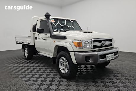 White 2022 Toyota Landcruiser Ute Tray GXL 4X4