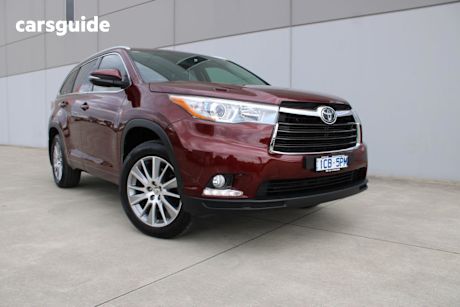 Red 2014 Toyota Kluger Wagon Grande (4X2)