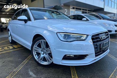 White 2014 Audi A3 Sedan 2.0 Tdi Ambition