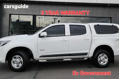 White 2018 Holden Colorado Crew Cab Pickup Ls (4X4)