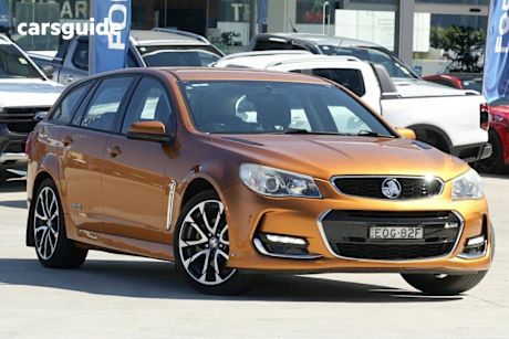 Orange 2017 Holden Commodore Sportswagon Ss