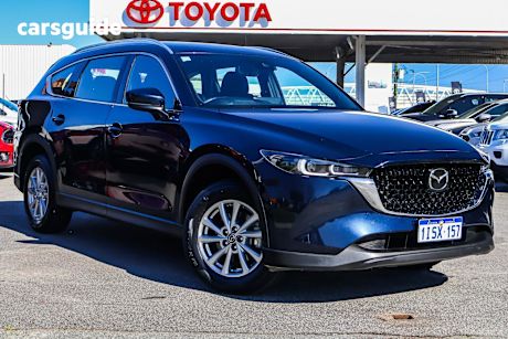 Blue 2023 Mazda CX-8 Wagon G25 Sport (Fwd)