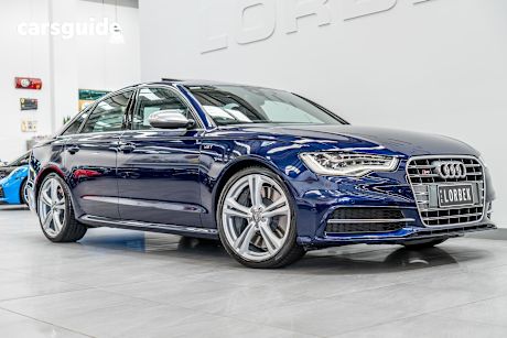 Blue 2012 Audi S6 Sedan 4.0 TFSI