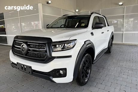 White 2025 GWM Cannon Dual Cab Utility Vanta (4X4)