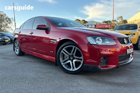 Red 2011 Holden Commodore Sedan Sv6