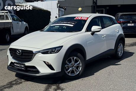 White 2024 Mazda CX-3 SUV G20 PURE F