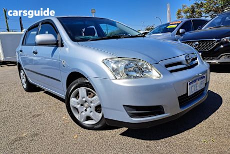 Blue 2004 Toyota Corolla Hatch ASCENT
