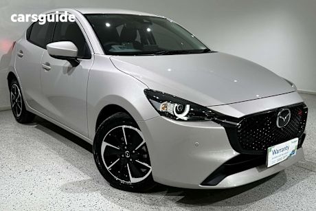 Silver 2024 Mazda Mazda2 Hatch G15 GT F