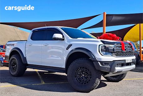 White 2023 Ford Ranger Ute Tray RAPTOR 4X4