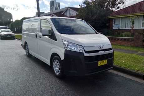 White 2019 Toyota HiAce SUV R