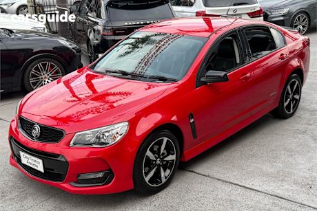 Red 2016 Holden Commodore Sedan SV6 BLACK R