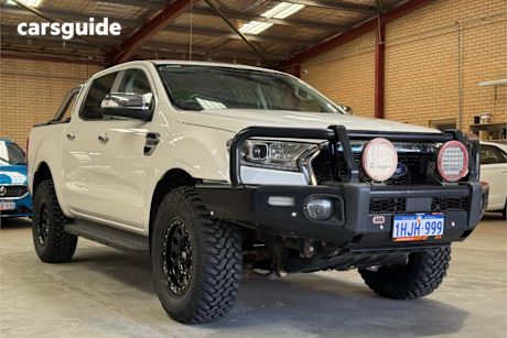 White 2021 Ford Ranger Double Cab Chassis Xlt 3.2 (4X4)