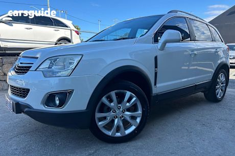 White 2013 Holden Captiva SUV 5 F