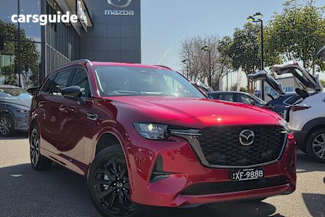 Red 2025 Mazda CX-80 Wagon G40E Gt