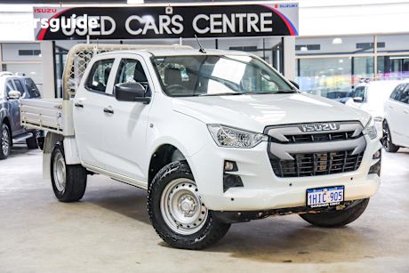 White 2021 Isuzu D-MAX Ute Tray SX 4X4