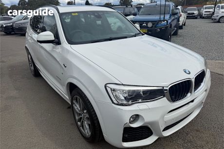 White 2017 BMW X3 SUV XDRIVE20D 4X4