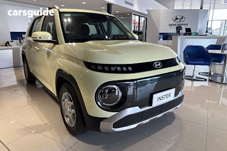 Yellow 2024 Hyundai Inster SUV F