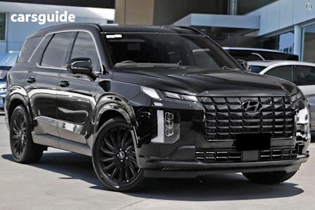 Black 2024 Hyundai Palisade SUV CALLIGRAPHY BLACK INK 4X4