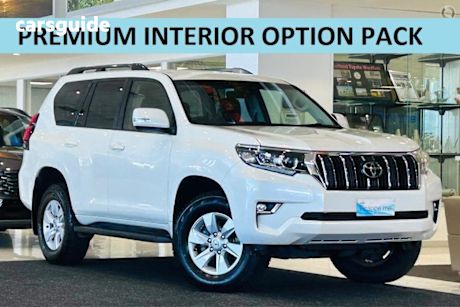 White 2019 Toyota Landcruiser Prado Wagon Gxl (4X4)