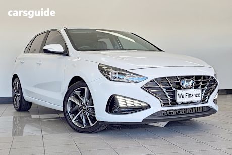 White 2022 Hyundai I30 Hatch ACTIVE F