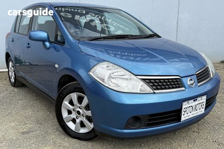 Blue 2006 Nissan Tiida Hatch ST F