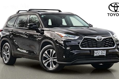 Black 2021 Toyota Kluger Wagon Gxl Hybrid Awd