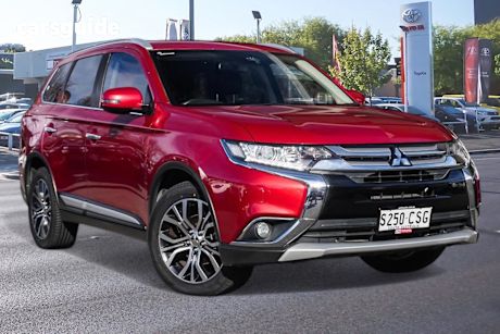 Red 2018 Mitsubishi Outlander Wagon Ls 7 Seat (Awd)