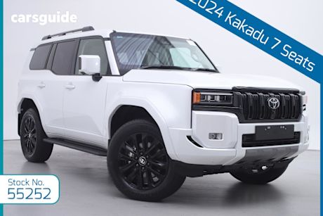 White 2024 Toyota Landcruiser Prado Wagon Kakadu Frosted White