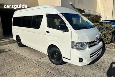 White 2012 Toyota HiAce Commercial DX