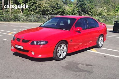 Red 2001 Holden Commodore Sedan SS