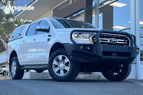 White 2019 Ford Ranger Ute Tray XLT 4X4