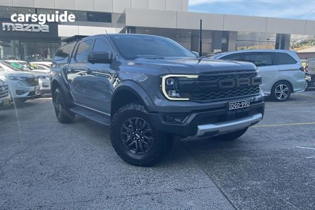 Grey 2023 Ford Ranger Double Cab Pick Up Raptor 3.0 (4X4)