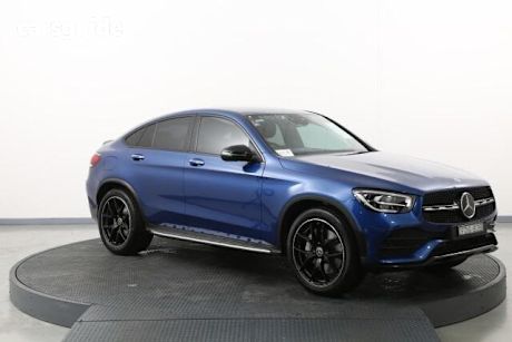 Blue 2022 Mercedes-Benz GLC Coupe 300 4Matic