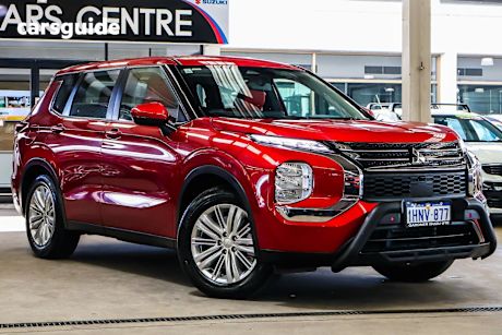 Red 2021 Mitsubishi Outlander SUV ES 4X4