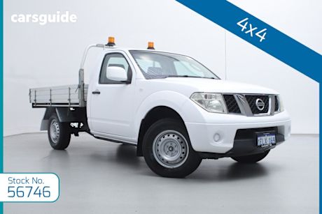 White 2014 Nissan Navara Cab Chassis Rx (4X4)