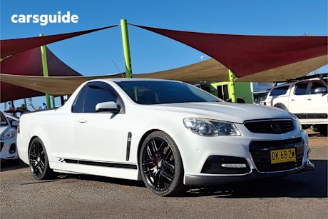 White 2014 Holden UTE Utility Sv6