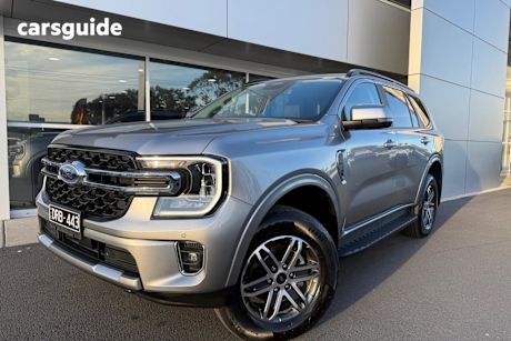 Silver 2024 Ford Everest SUV TREND 4X4
