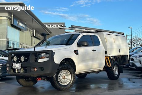 White 2020 Ford Ranger Ute Tray XL 4X4